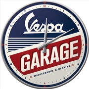 Buy Nostalgic-Art Wall Clock Vespa Garage 30cm