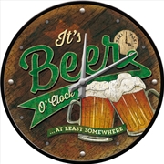 Buy Nostalgic-Art Wall Clock Beer O'clock Glasses 30cm