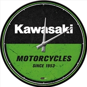 Buy Nostalgic-Art Wall Clock Kawasaki - Motorcycles 30cm