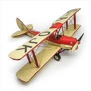 Buy Tiger Moth Plane Metal Collectable - Red and White 50x48x18.5cm