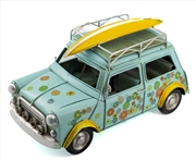 Buy Flower Mini with Surfboard Metal Collectable - Blue 25x13x17cm