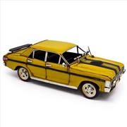 Buy Ford XY GT Car Metal Collectable - Yellow and Black 31x14x10cm