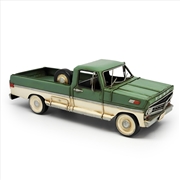 Buy 1970 Ford F-100 Metal Collectable - Green and Cream 33x11.5x11cm