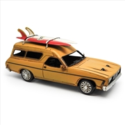 Buy 1976 Ford XC Falcon Panelvan with Surfboards Metal Collectable - Yellow 28x12.5x9.3cm