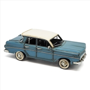Buy EJ Holden Sedan Metal Collectable - Blue and Cream 28.5x11x9.5cm