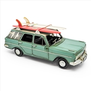 Buy EH Station Wagon Car with Surfboards Metal Collectable - Teal 29x11x12.5cm