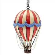 Buy Small Hot Air Balloon Metal Collectable - Red and White 32x21x21cm
