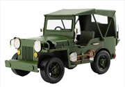 Buy Jeep with Canopy Metal Collectable - Green 17x9x10cm