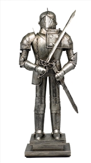 Buy Knight with Sword Metal Collectable 46x19x12cm