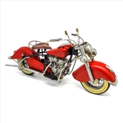 Buy 1948 Motorcycle Metal Collectable - Red 41x21x20.8cm