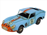 Buy No. 8 Racer Metal Collectable - Blue 31x12x9cm
