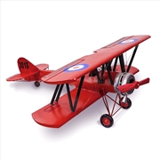 Buy Extra Large The Avro 621 Tutor Metal Collectable- Red 94x96.5x44cm