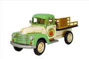 Buy Farm Truck Metal Collectable - Green and White 29x11x13cm