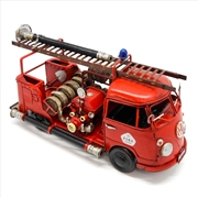 Buy Volkswagen 1956 Red Type 1 Fire Truck Metal Collectable 34x14x20cm