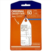 Buy Aviationtag Fokker 50 SAS - White