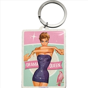 Buy Nostalgic-Art Keyring Square Drama Queen 6x4.5x0.5cm