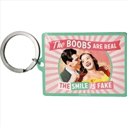 Buy Nostalgic-Art Keyring Square The Boobs are Real 6x4.5x0.5cm