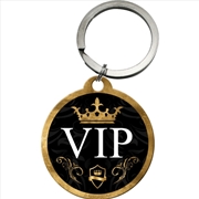 Buy Nostalgic-Art Keyring Round - VIP Black 7.5x4x0.3cm
