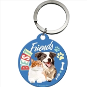 Buy Nostalgic-Art Keyring Round Best Friends Cat & Dog 7.5x4x0.3cm