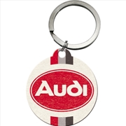 Buy Nostalgic-Art Keyring Round Audi Logo 7.5x4x0.3cm