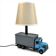 Buy USB powered LED Lamp Container Truck - Blue 21x13x27cm