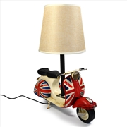 Buy USB powered LED Lamp Scooter- Union Jack  29x15x34cm