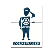 Buy Nostalgic-Art Magnet VW Dienst Mann 6x8x0.2cm
