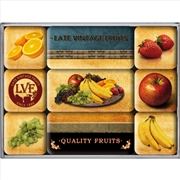 Buy Nostalgic-Art 9pc Magnet Set Quality Fruits 7x9.3x2cm