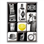 Buy Nostalgic-Art 9pc Magnet Set Gin & Tonic 7x9.3x2cm