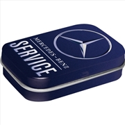Buy Nostalgic-Art Mint Box Mercedes Benz Service Blue 4x6x2cm