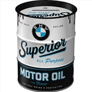Buy Nostalgic-Art Money Box Oil Barrel BMW Motor Oil 9.3x9.3x11.5cm