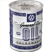 Buy Nostalgic-Art Money Box Oil Barrel VW General Use Oil 9.3x9.3x11.5cm
