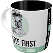 Buy Nostalgic-Art Ceramic Mug Coffee First 8.5x9x8.5cm