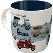 Buy Nostalgic-Art Ceramic Mug Vespa Model Chart 8.5x9x8.5cm