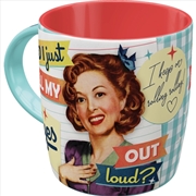 Buy Nostalgic-Art Ceramic Mug Did I just roll my eyes out loud? 8.5x9x8.5cm
