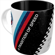 Buy Nostalgic-Art Ceramic Mug BMW Motorsport Tradition Of Speed 8.5x9x8.5cm