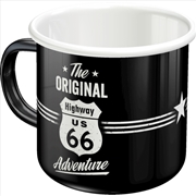 Buy Nostalgic-Art Enamel Mug Route 66 Adventure 8x8x8xcm