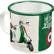 Buy Nostalgic-Art Enamel Mug Vespa Italian Legend 8x8x8xcm