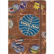 Buy Nostalgic-Art Notebook Pan Am - Travel Stickers 21x15x2cm