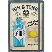 Buy Nostalgic-Art Notebook Gin and Tonic Drinks and Stories 21x15x2cm