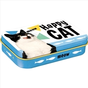 Buy Nostalgic-Art Pet Treat Storage Box - Happy Cat 9.5x6x2cm