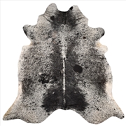 Buy Genuine Cowhide Rug Salt and Pepper Black and White 3.40 - 4sqm
