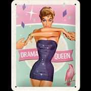 Buy Nostalgic-Art Small Sign Drama Queen 15x20x0.3cm