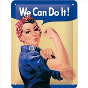 Buy Nostalgic-Art Small Sign We Can Do It 15x20x0.3cm