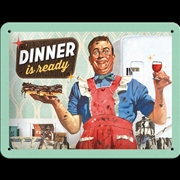 Buy Nostalgic-Art Small Sign Dinner Is Ready 15x20x0.3cm