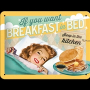 Buy Nostalgic-Art Small Sign Breakfast in Bed 15x20x0.3cm