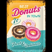 Buy Nostalgic-Art Small Sign Donuts 15x20x0.3cm