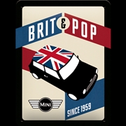 Buy Nostalgic-Art Small Sign Mini - Brit Pop 15x20x0.3cm