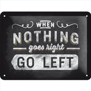 Buy Nostalgic-Art Small Sign Go Left 15x20x0.3cm