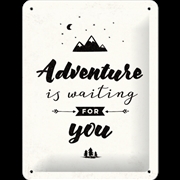 Buy Nostalgic-Art Small Sign Adventure is waiting 15x20x0.3cm